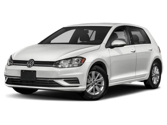 Pure White 2019 Volkswagen Golf SE FWD Hatchback Front-Wheel Drive