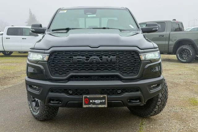 New 2026 Diamond Black Crystal Pearl-Coat Exterior Paint RAM Rebel image 3