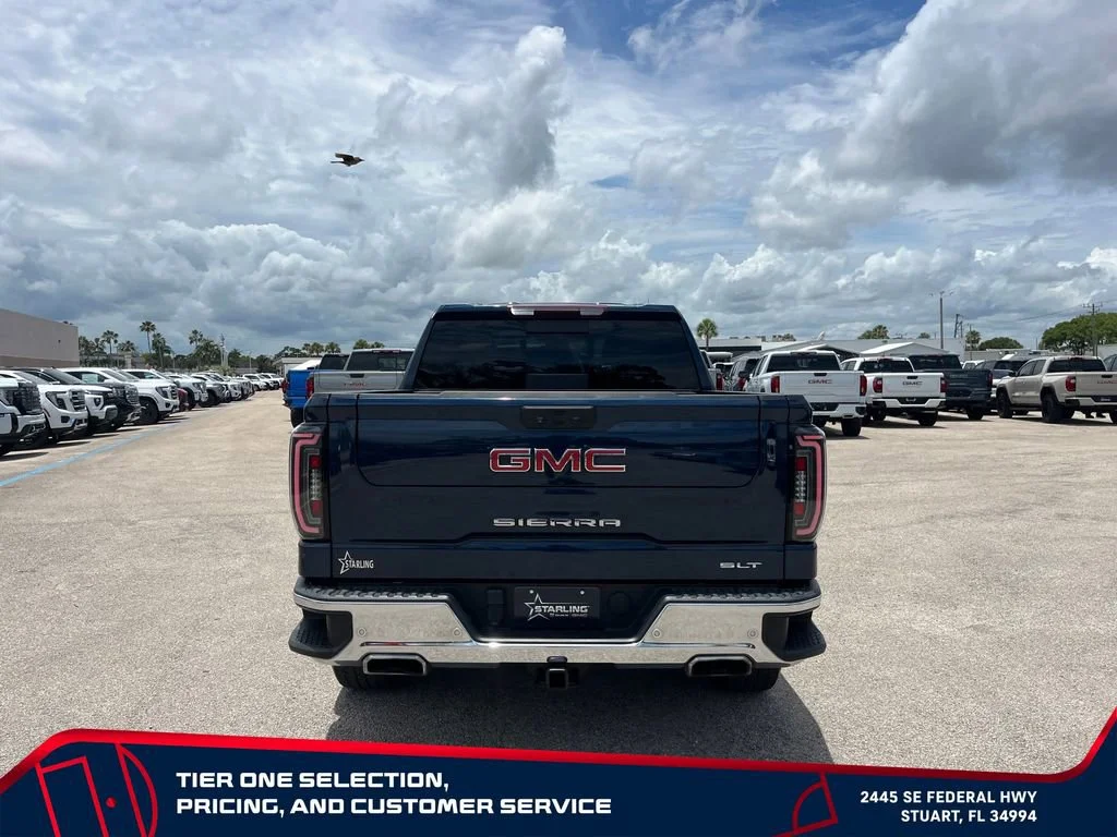 Used 2023 Pacific Blue Metallic GMC SLT image 6