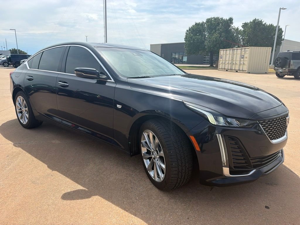 Used 2021 Blue Cadillac Premium Luxury image 4