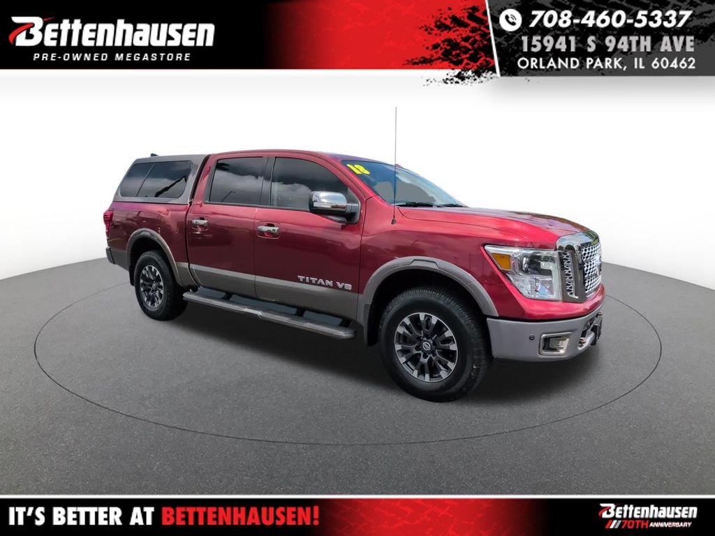Used 2018 Red Nissan Platinum Reserve image 3