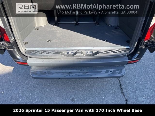 New 2026 Obsidian Black Metallic Mercedes-Benz 170 Wheel Base 15 Passenger image 35