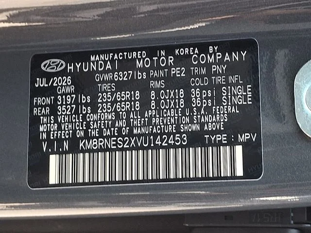 New 2027 Gray Hyundai SEL image 17