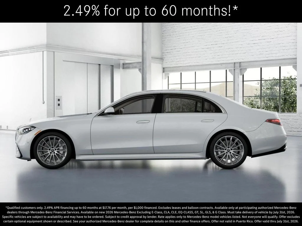 New 2026 MANUFAKTUR Moonlight White Metallic Mercedes-Benz S 500 image 34