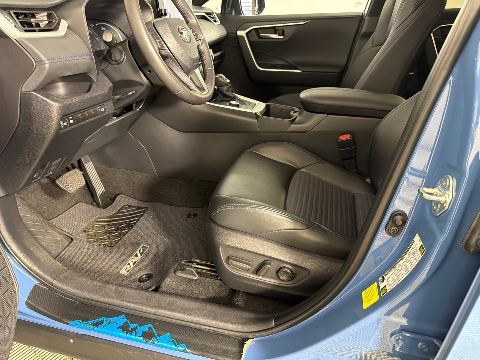 Used 2024 Cavalry Blue/Midnight Black Metallic Toyota Hybrid XSE image 11