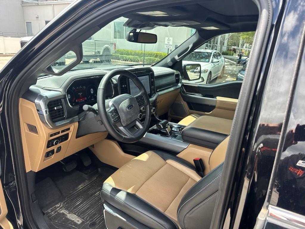 Used 2023 Black Metallic Ford LARIAT image 2