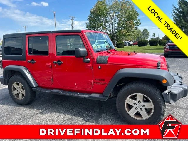 Used 2017 Red Jeep Unlimited Sport image 4