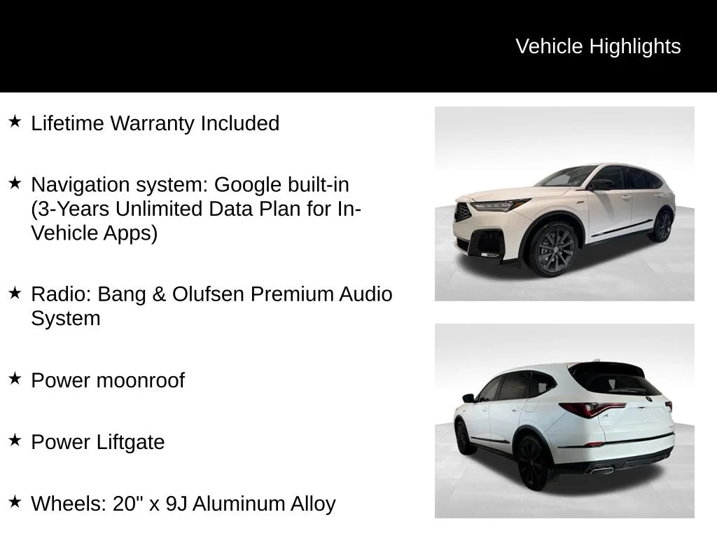 New 2026 Platinum White Pearl Acura A-Spec image 5