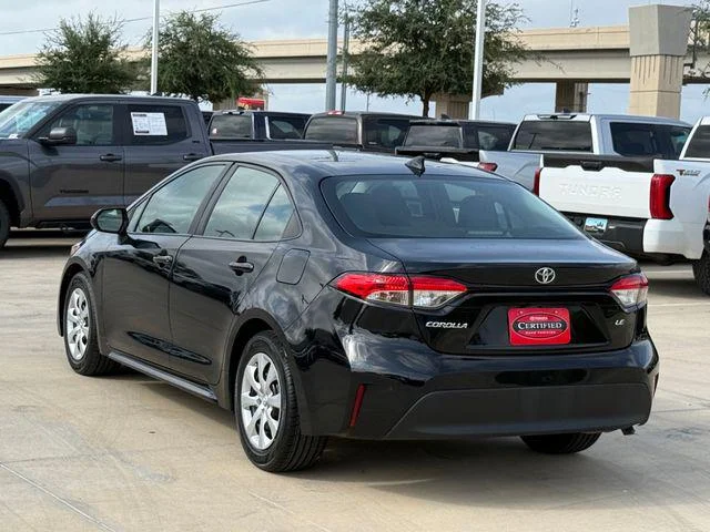 Certified Used 2024 MIDNIGHT BLACK METAL Toyota LE image 6