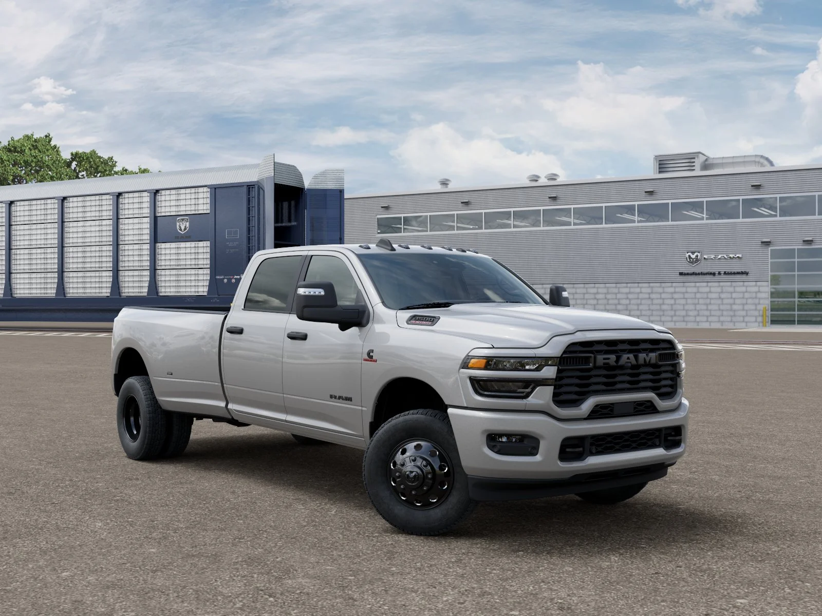 New 2026 Silver-Zynith Exterior Paint RAM Big Horn image 3