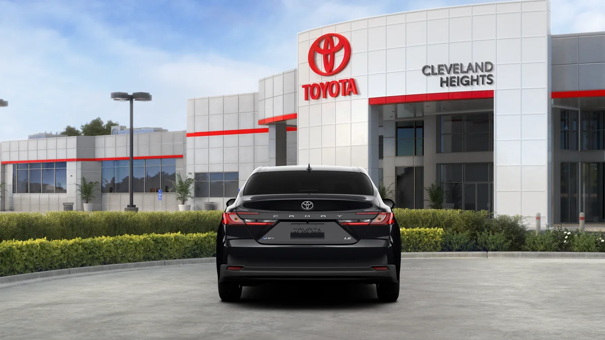 New 2026 Midnight Black Metallic Toyota LE image 8