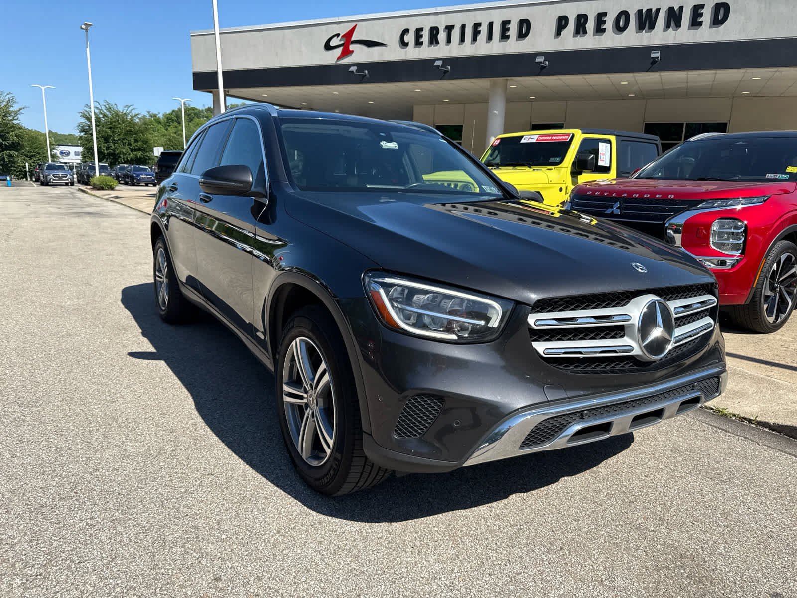 Used 2021 Gray Mercedes-Benz GLC 300 image 1