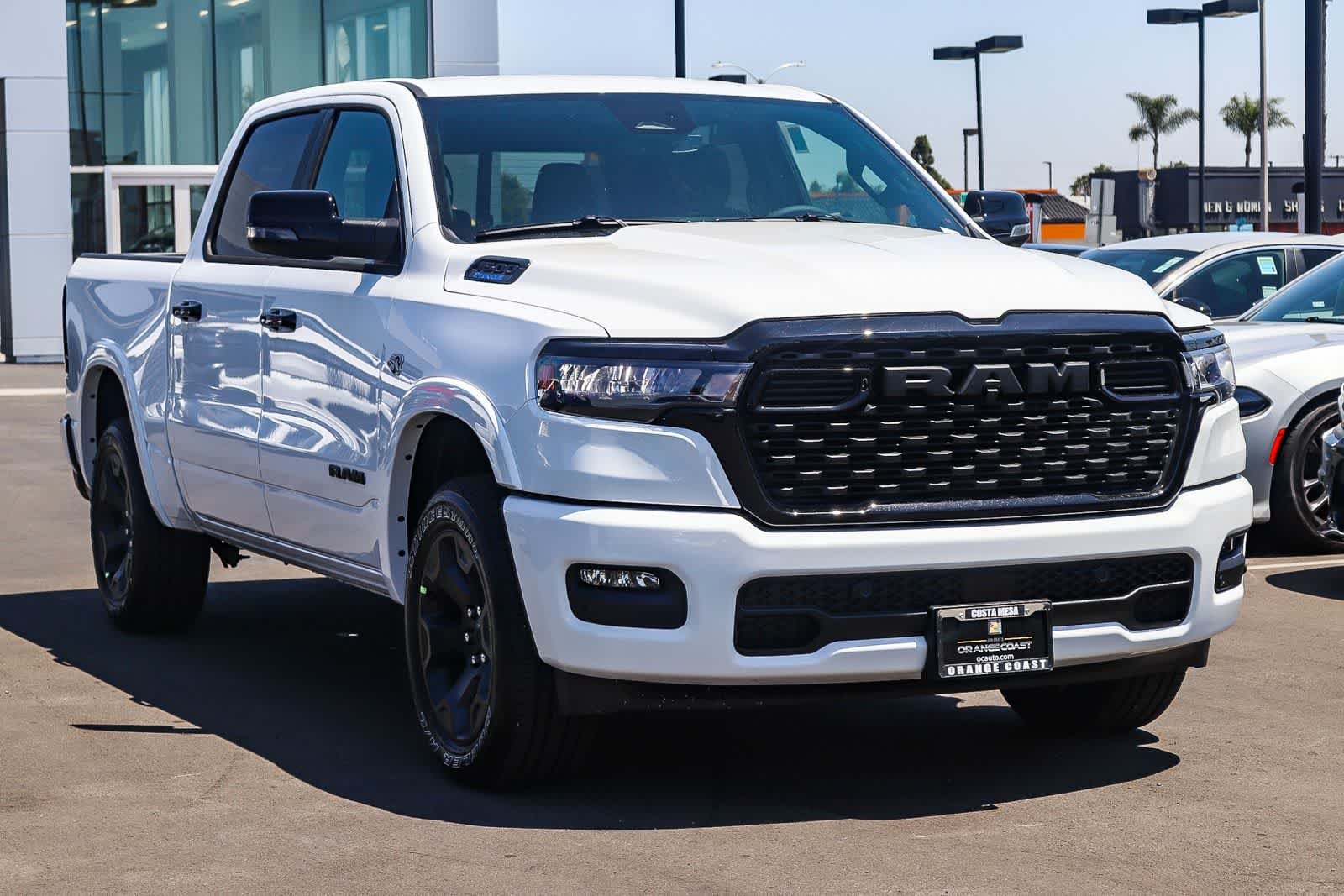 New 2026 Bright White Clear-Coat Exterior Paint RAM Big Horn image 3