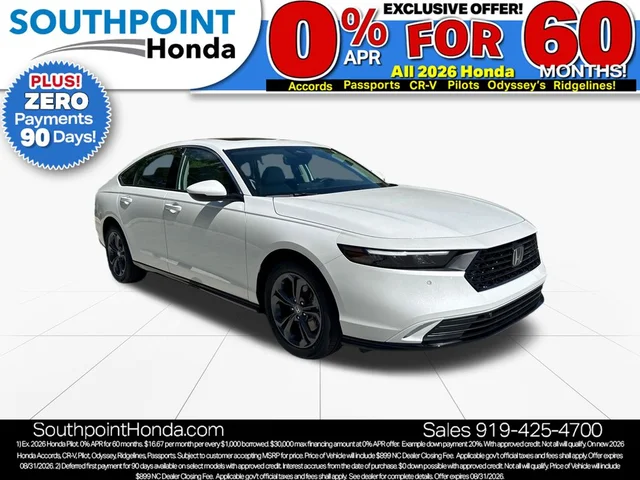 2026 Honda Accord EX-L
