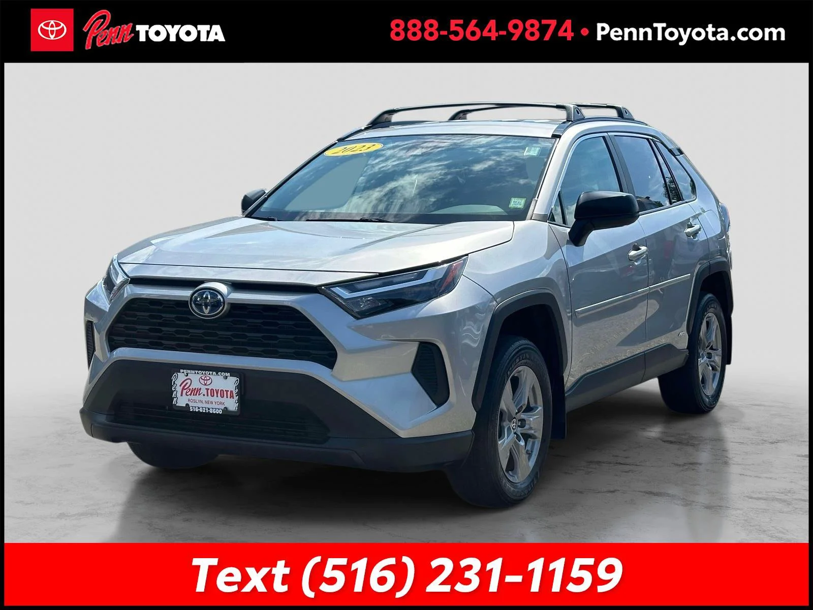 Used 2023 SILVER SKY METALL Toyota Hybrid LE image 8
