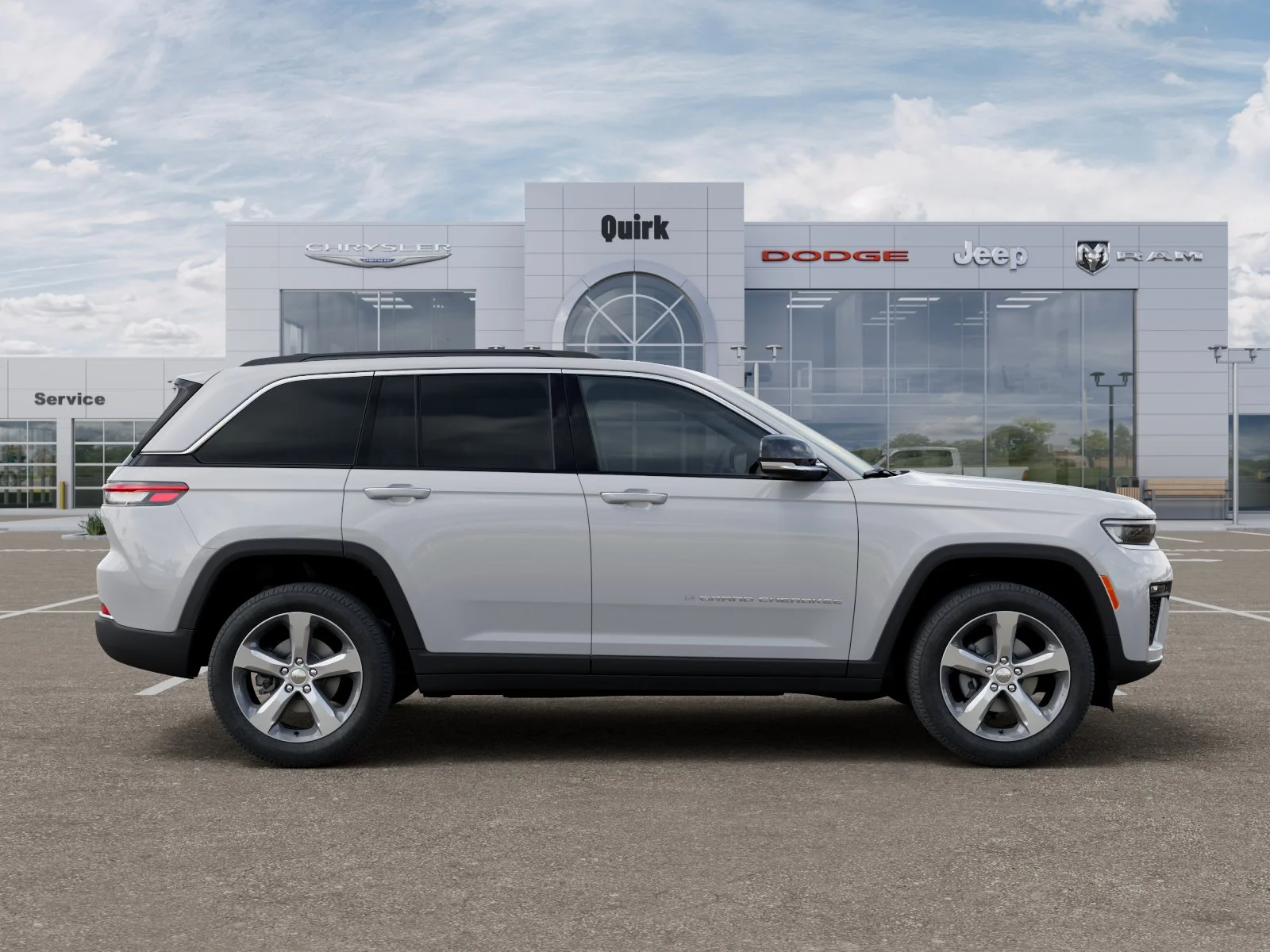 New 2026 Bright White Clear-Coat Exterior Paint Jeep Limited image 47
