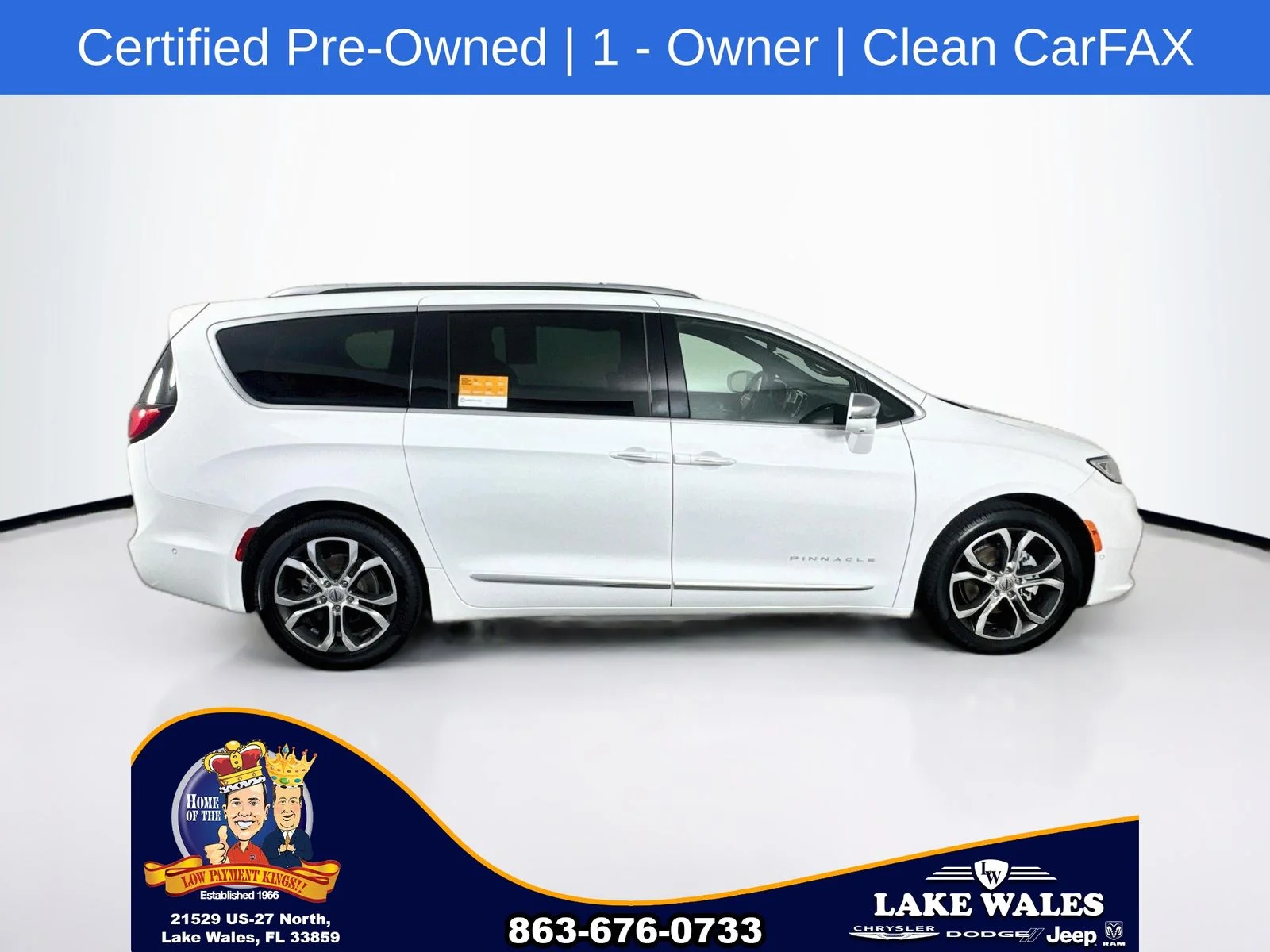 Certified Used 2024 White Chrysler Pinnacle image 8