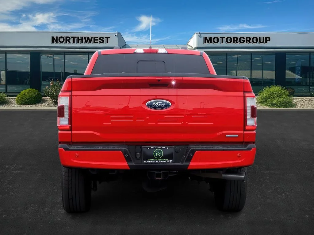 Used 2021 Race Red Ford LARIAT image 6