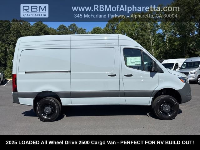New 2025 Silver Gray Mercedes-Benz 2500 High Roof All Wheel Drive with 144 Wheel Base image 5