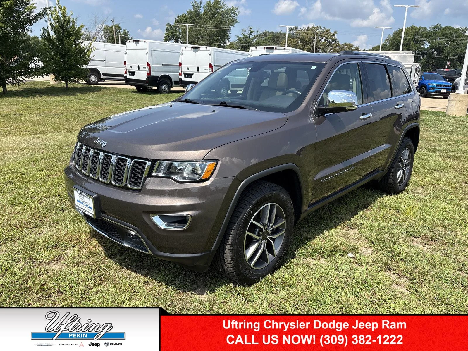 Used 2021 Walnut Brown Metallic Clearcoat Jeep Limited image 1
