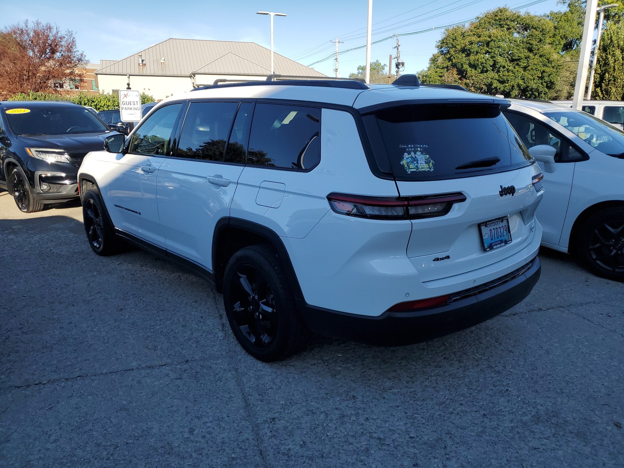 Used 2023 Bright White Clearcoat Jeep Altitude image 3