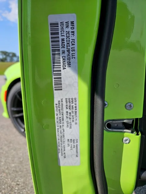 Used 2023 Green Dodge R/T Scat Pack Widebody image 30
