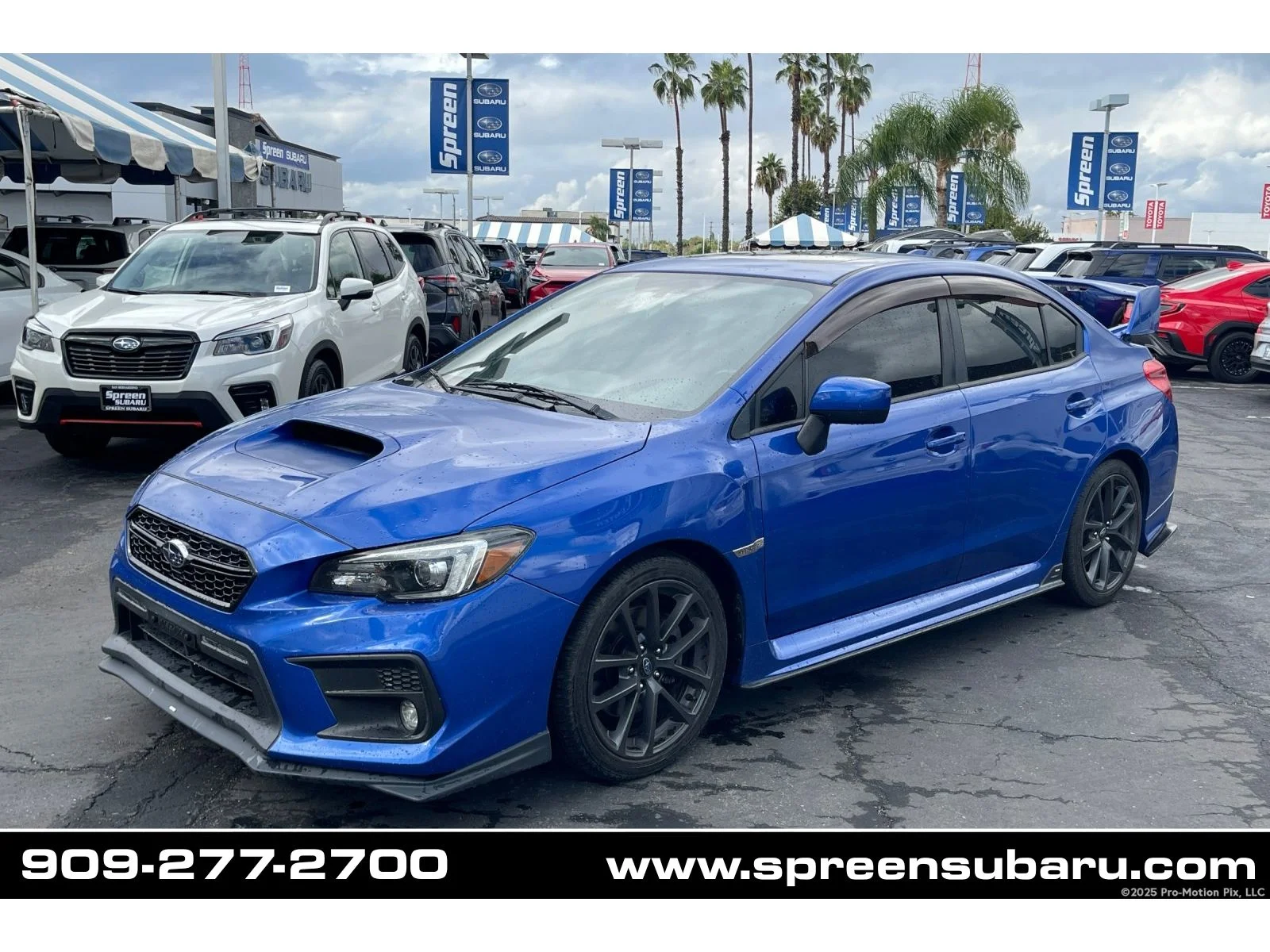 Used 2019 WR Blue Pearl Subaru Limited image 1