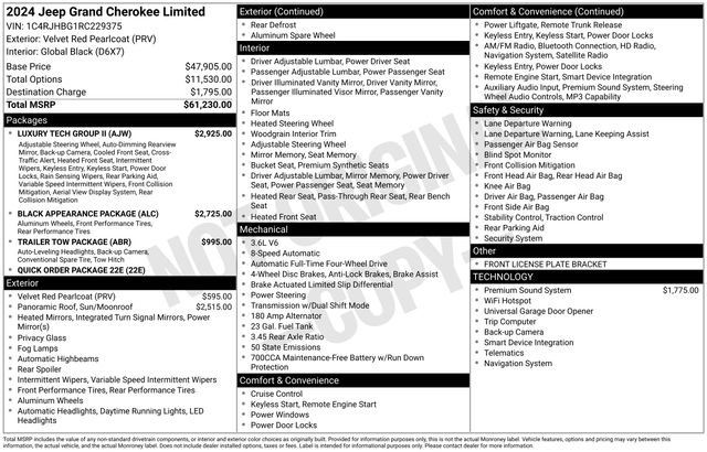 2024 Jeep Grand Cherokee Limited 4x4's photo