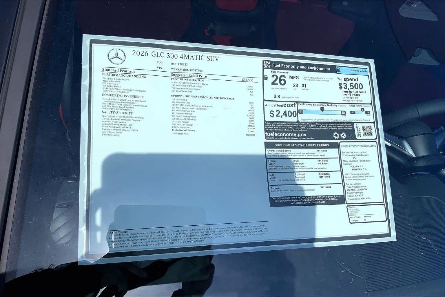 New 2026 MANUFAKTUR exclusive graphite grey magno Mercedes-Benz GLC 300 image 19