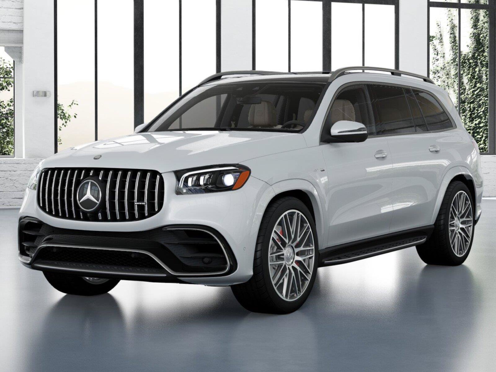 New 2026 MANUFAKTUR Moonlight White Metallic Mercedes-Benz AMG® GLS 63 image 1