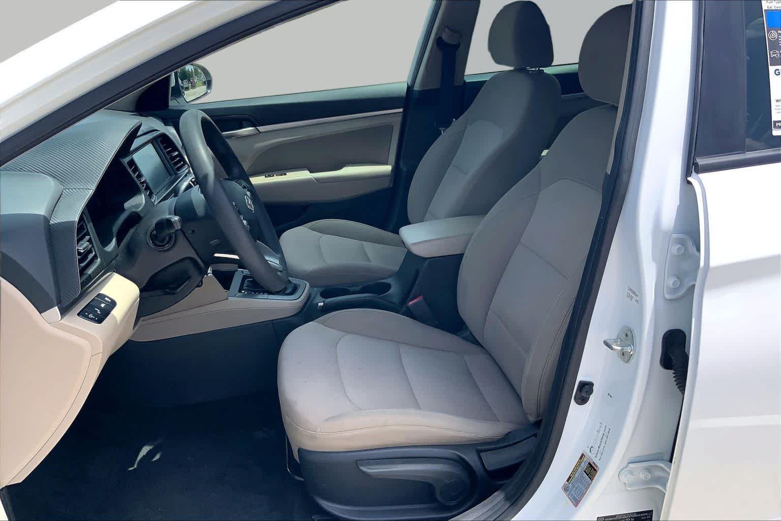 Used 2020 Quartz White Pearl Hyundai SEL image 8