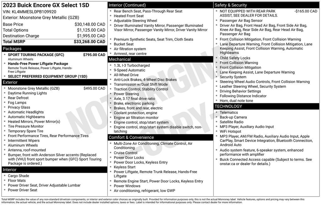 Used 2023 Gray Buick Select image 20