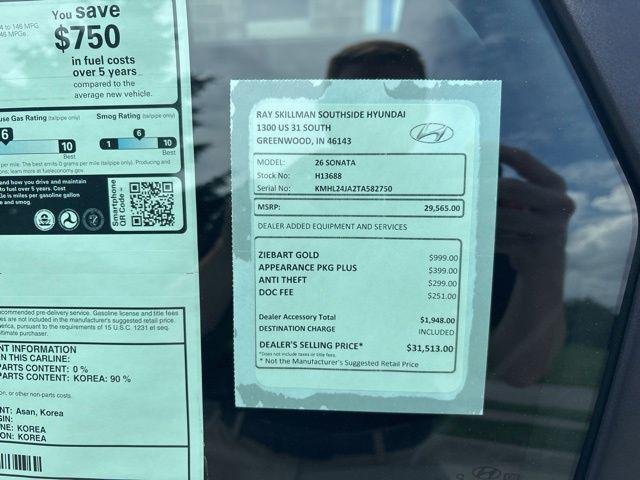 New 2026 Serenity White Hyundai SE image 34