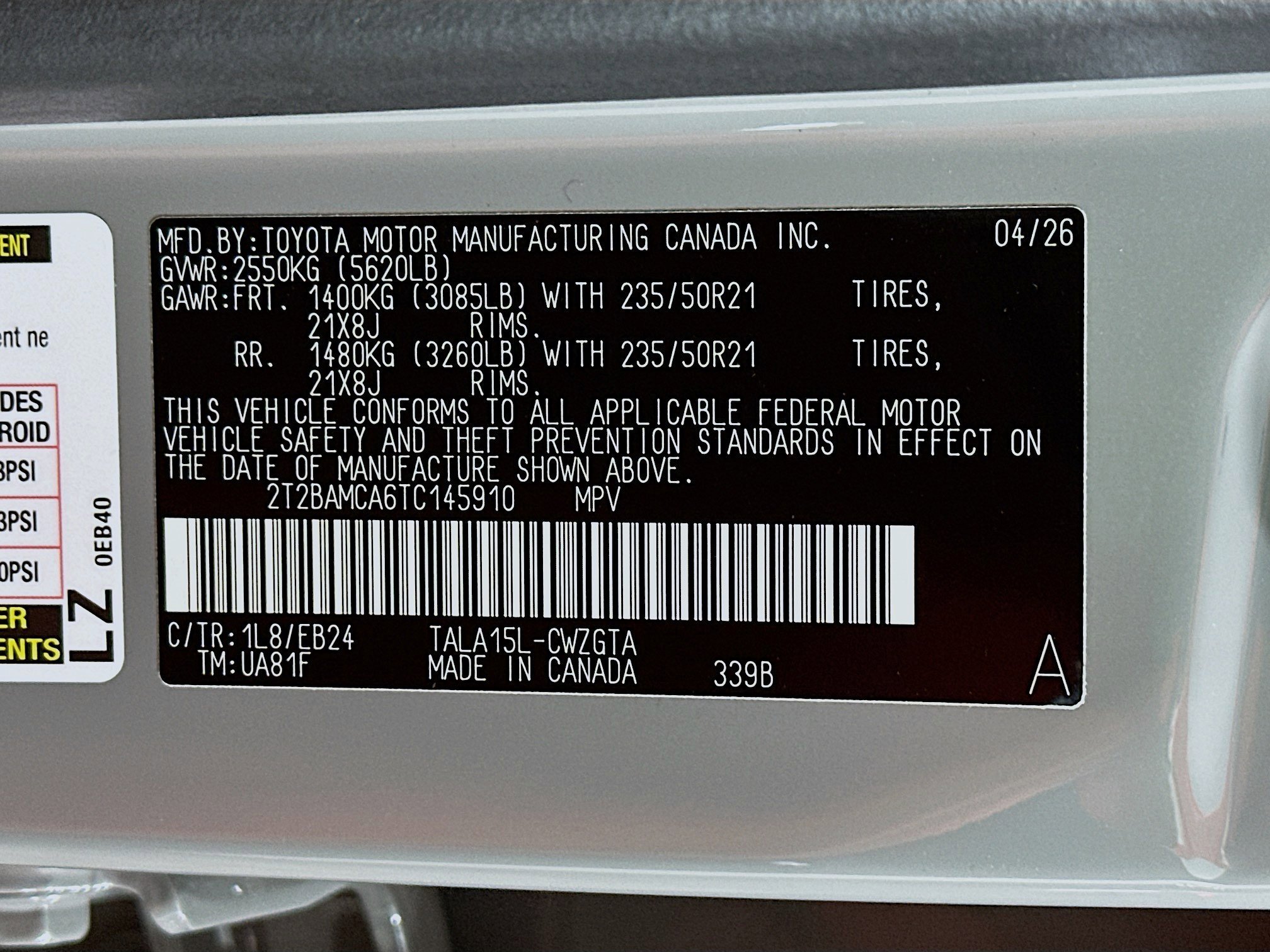 New 2026 Incognito Lexus  350 F SPORT HANDLING AWD image 31