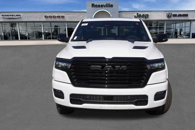 New 2027 Bright White Clear-Coat Exterior Paint RAM Laramie image 8