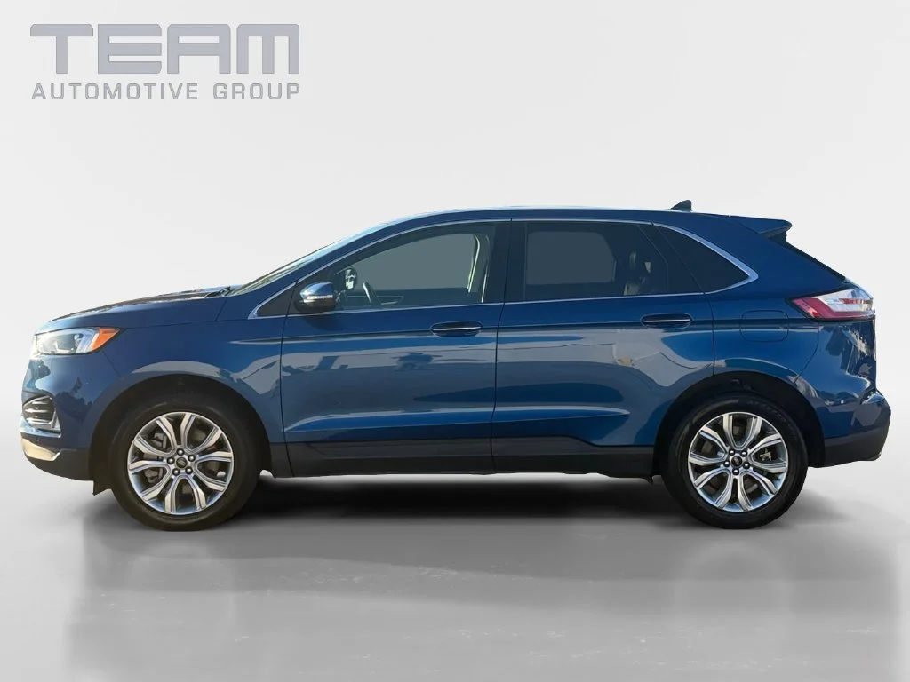 Used 2024 Blue Ford Titanium image 4