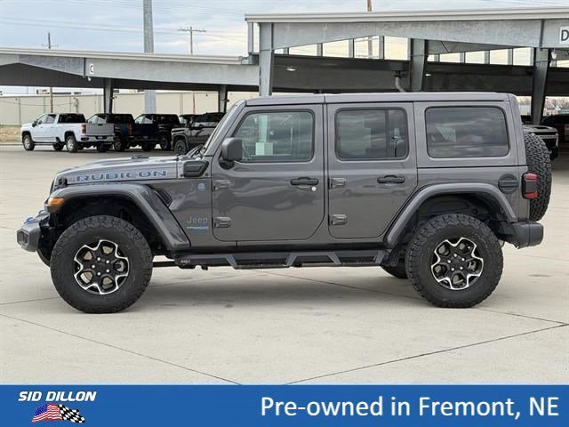 Used 2021 Granite Crystal Metallic Clearcoat Jeep Unlimited Rubicon image 8