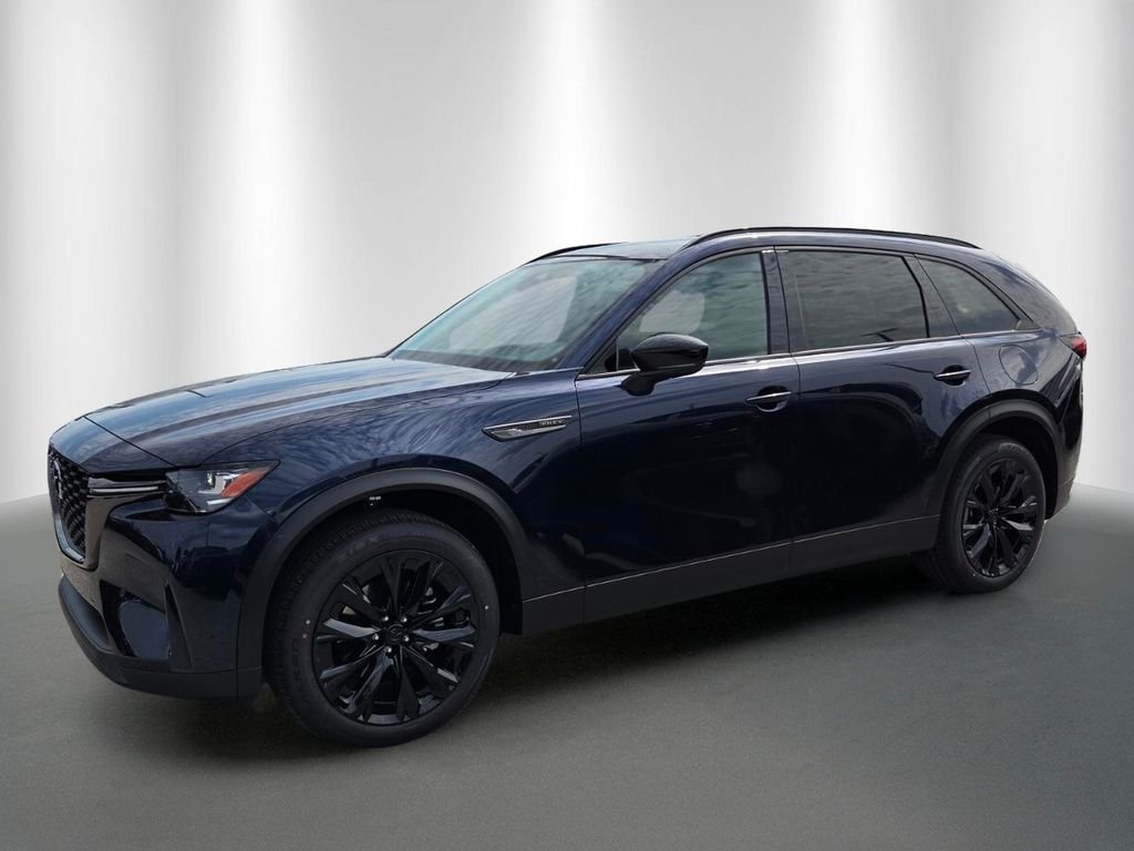 New 2026 Deep Crystal Blue Mica Mazda Premium Sport AWD image 2