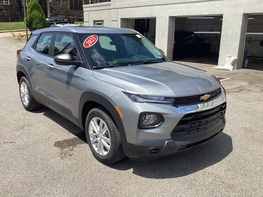 Used 2023 Sterling Gray Metallic Chevrolet LS image 3