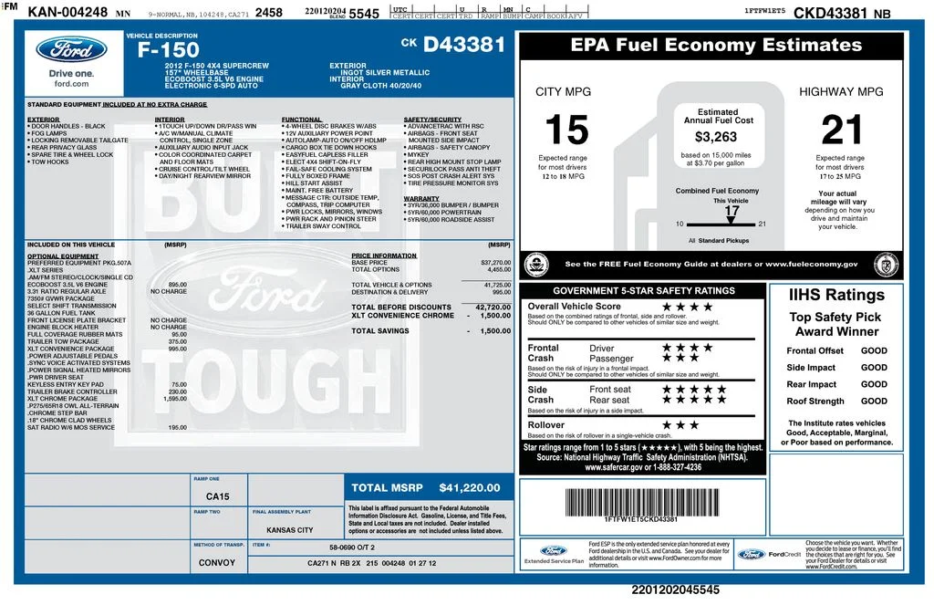 Used 2012 Silver Ford XLT image 2