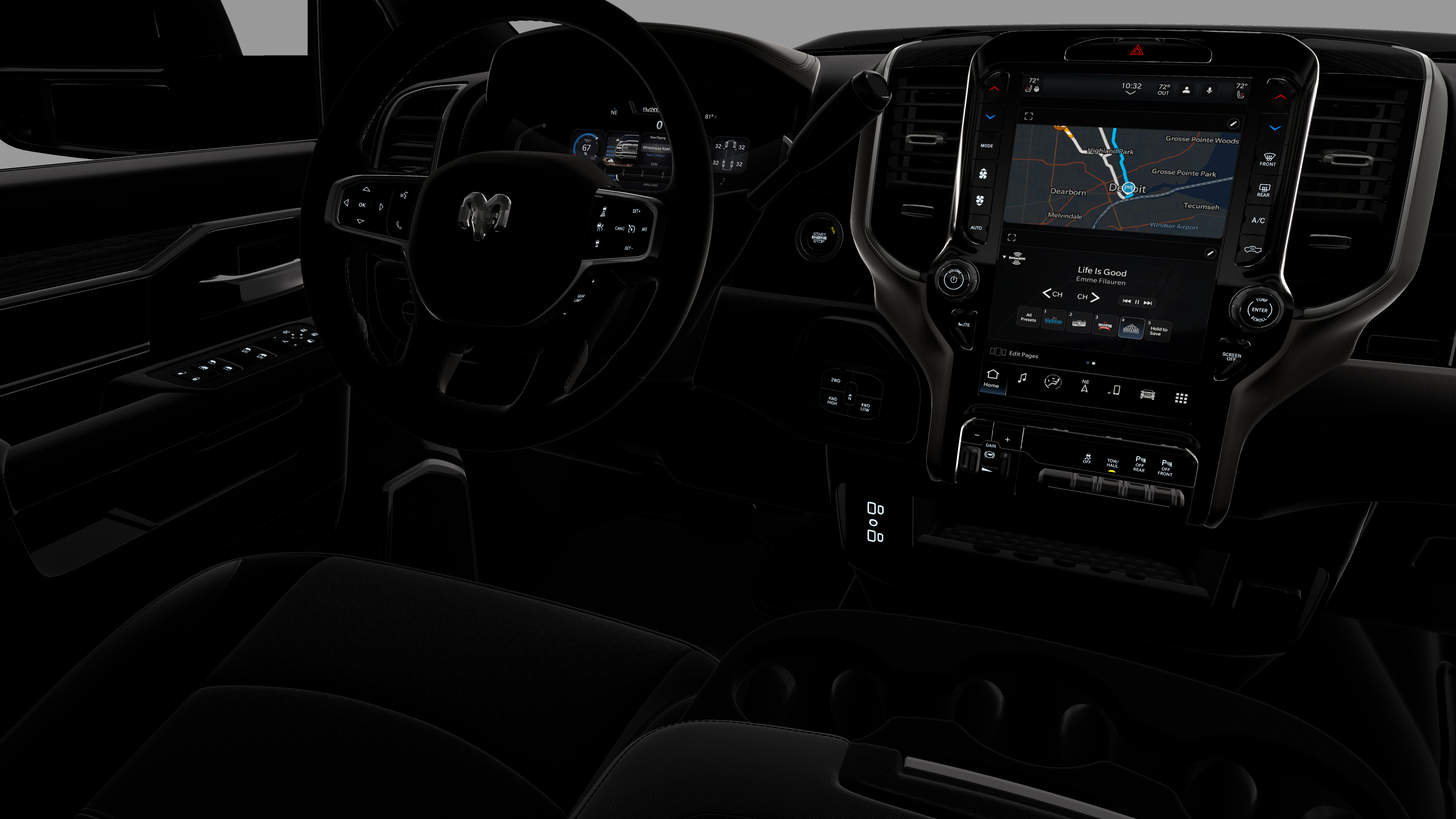 New 2026 Diamond Black Crystal Pearl-Coat Exterior Paint RAM LARAMIE image 21