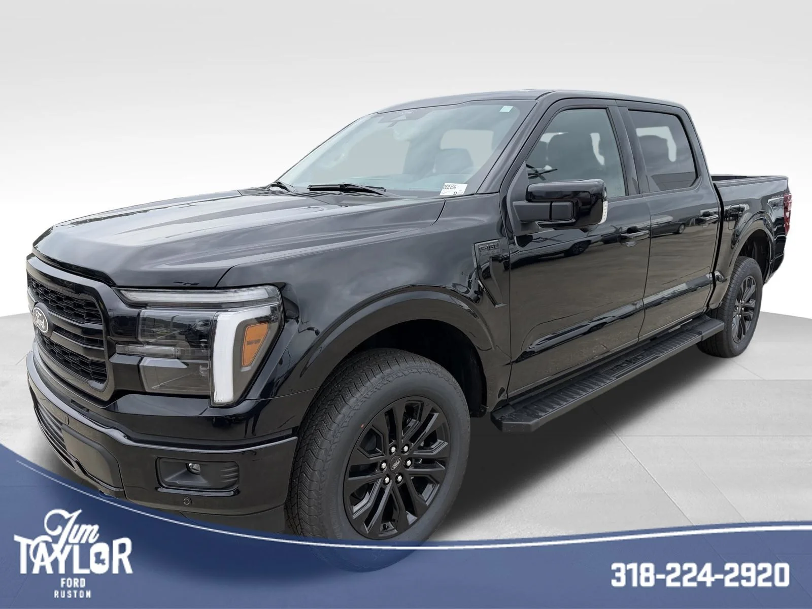 New 2026 Agate Black Metallic Ford Lariat® image 1