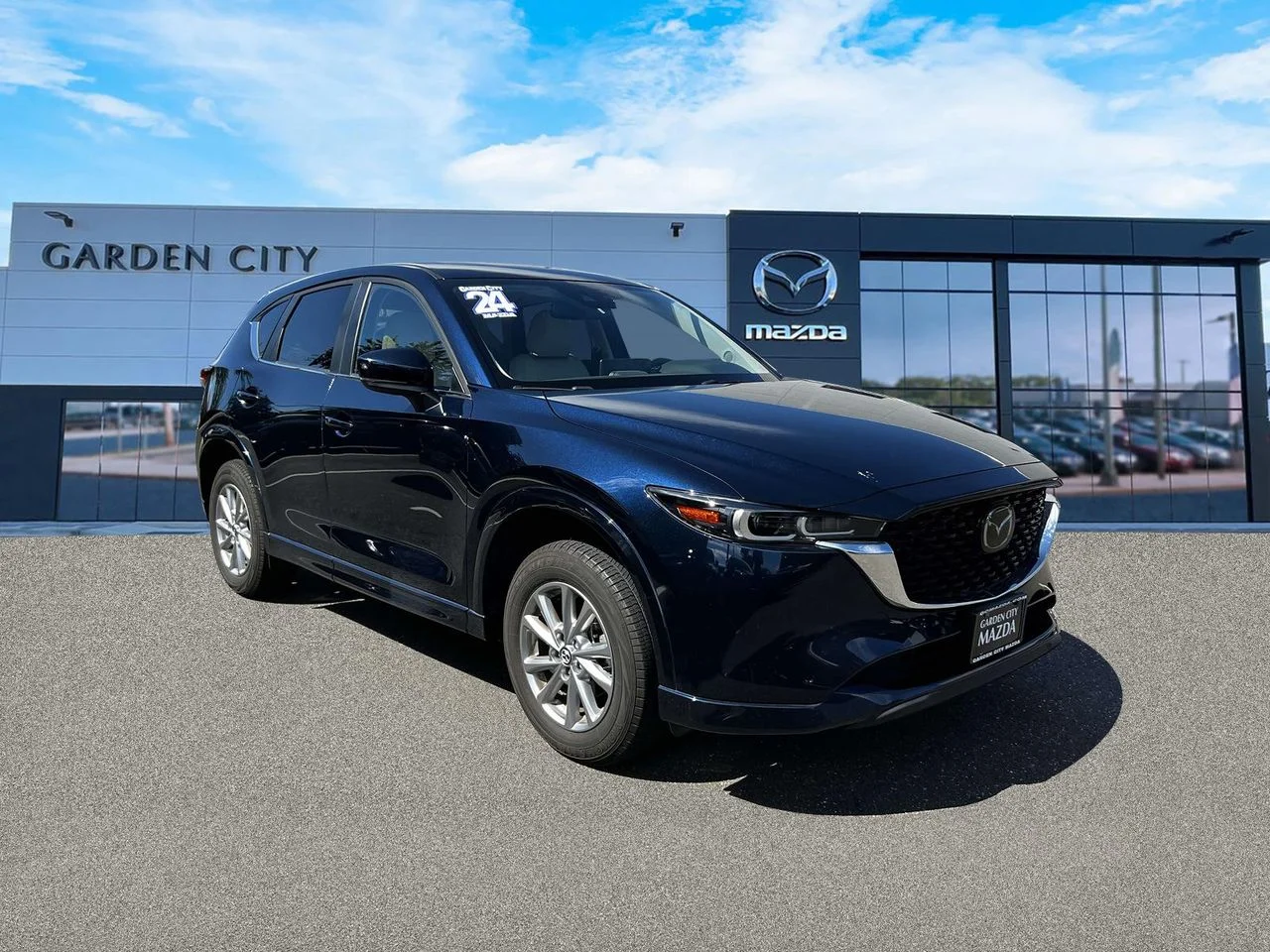 Certified Used 2024 Deep Crystal Blue Mica Mazda 2.5 S Preferred image 1