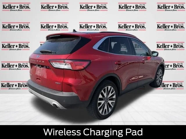 Certified Used 2020 Rapid Red Metallic Tinted Clearcoat Ford Titanium image 7