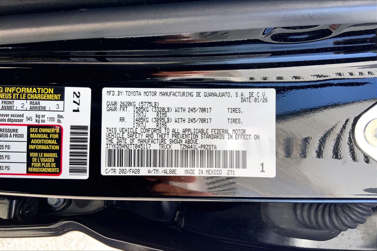 Used 2026 Black Toyota SR image 36