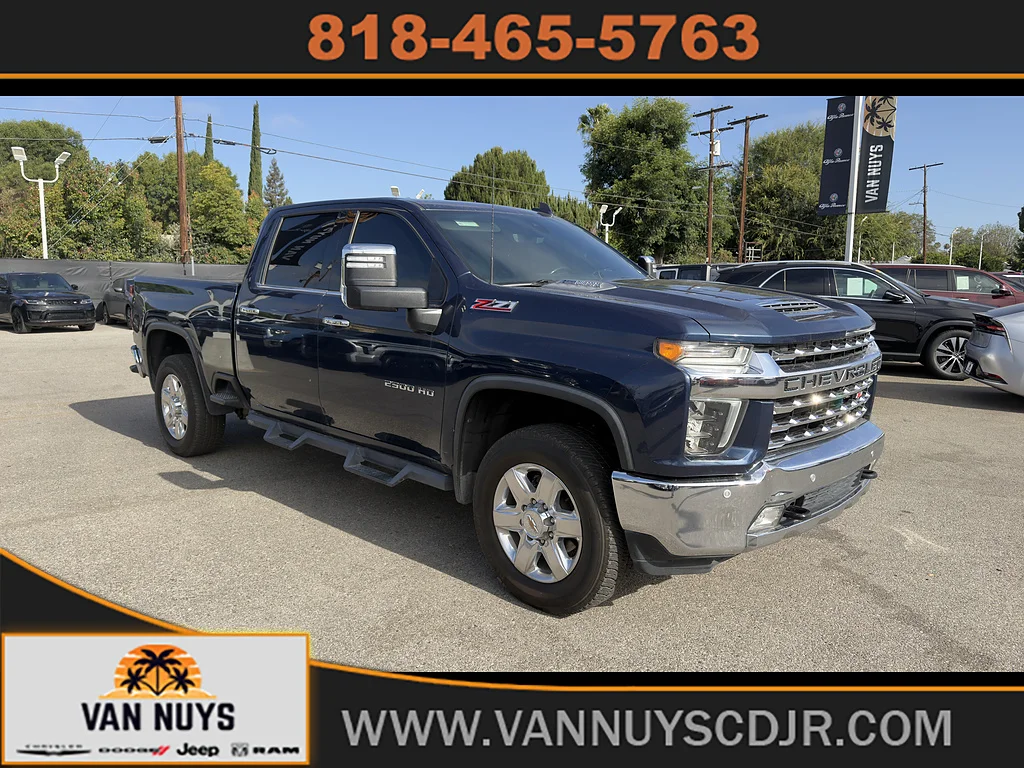 Used 2021 Northsky Blue Metallic Chevrolet LTZ image 1