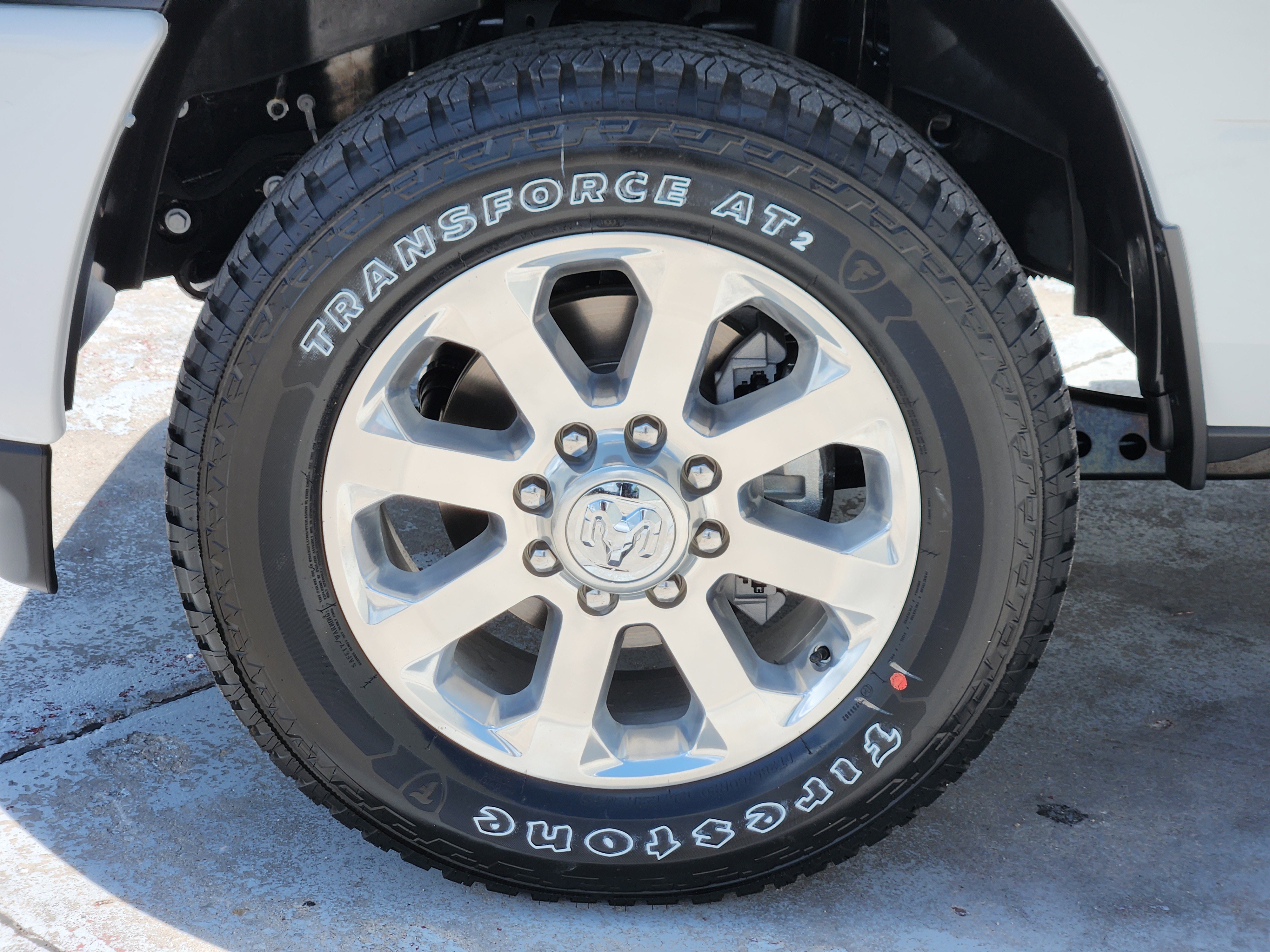New 2026 Bright White Clear-Coat Exterior Paint RAM Laramie image 10