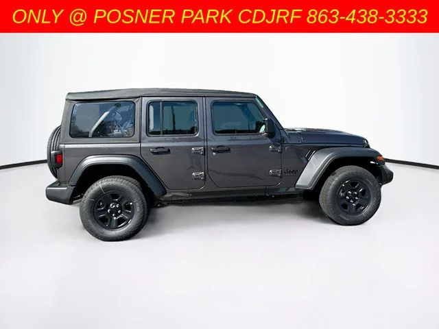 New 2026 Granite Crystal Metallic Clearcoat Jeep Sport image 4