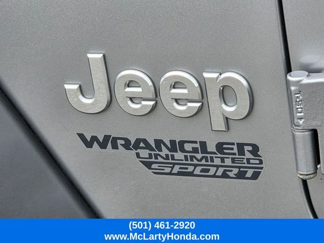 Used 2018 Billet Silver Metallic Jeep Unlimited Sport S image 7