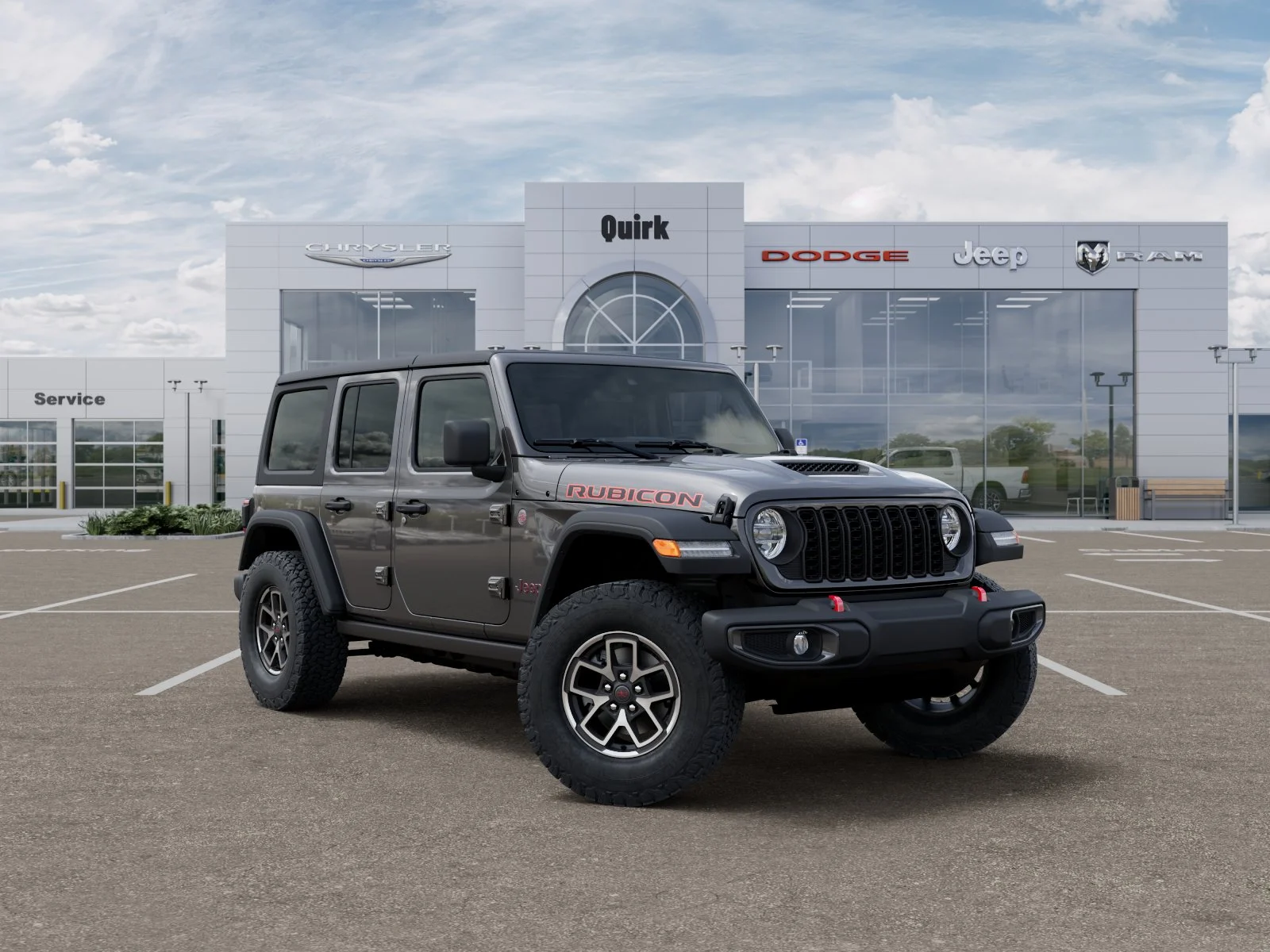 New 2026 Granite Crystal Metallic Clear-Coat Exterior Paint Jeep Rubicon image 31